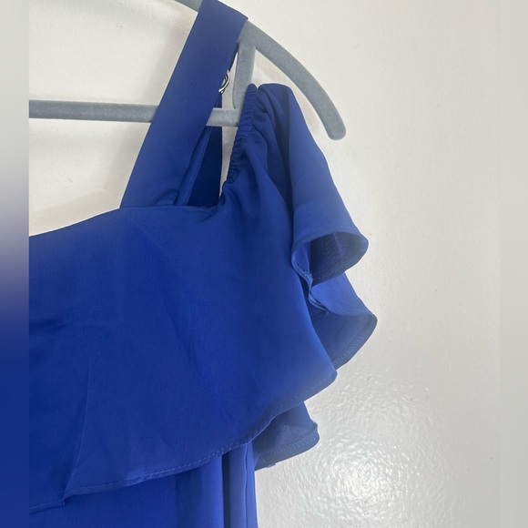 Drop Shoulders Dress Satin 6 - Picture 3 of 5